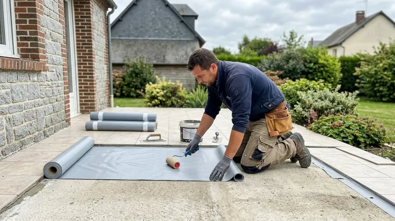 Étanchéité sous carrelage & terrasse carrelée Le Havre